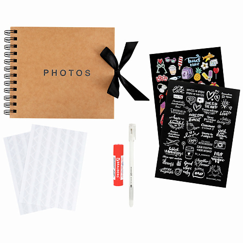 Фотоальбом BRAUBERG Фотоальбом Black&Kraft