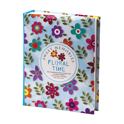 Фотоальбом BRAUBERG Фотоальбом на 200 фото 10х15 см, Цветочки